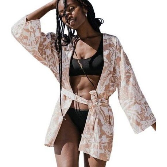 NWT Billabong Sweet Summer Kimono Sz Med - Picture 5 of 8